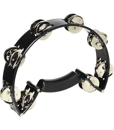 タンバリン3個セット Amazon | キクタニ タンバリン 三日月形 蓄光タンバリン 樹脂製 PT